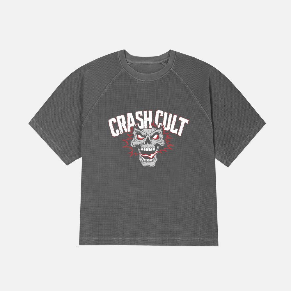 Crash Cult Skull Head Graphic T-Shirt