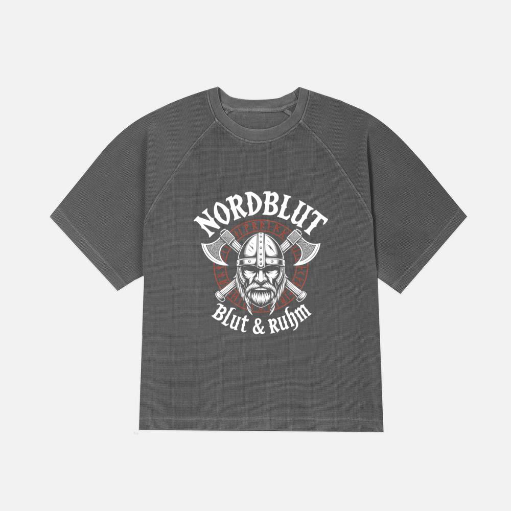 Nordblut Viking Helmet Warrior Graphic T-Shirt
